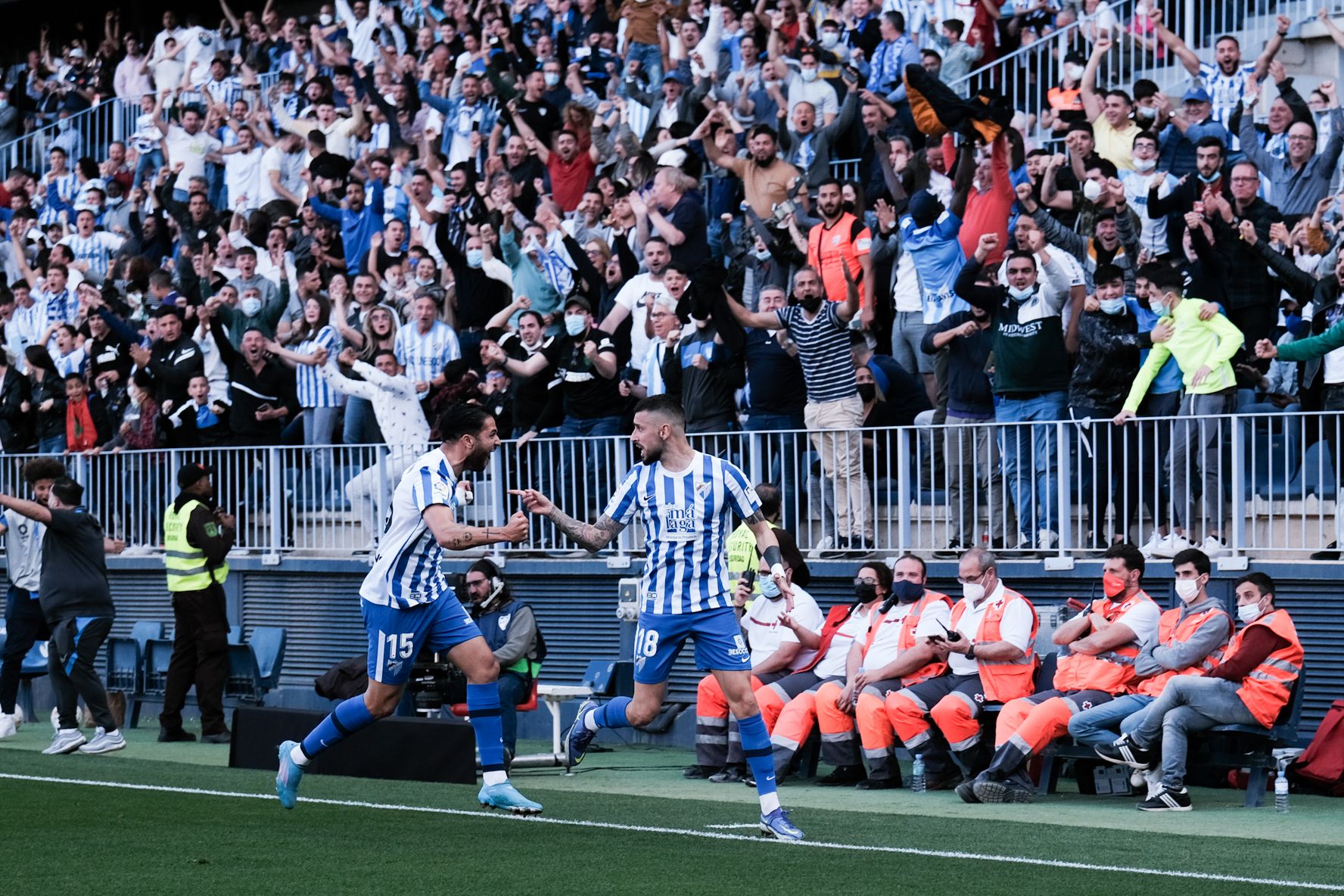 Las imágenes del Málaga CF - Real Valladolid