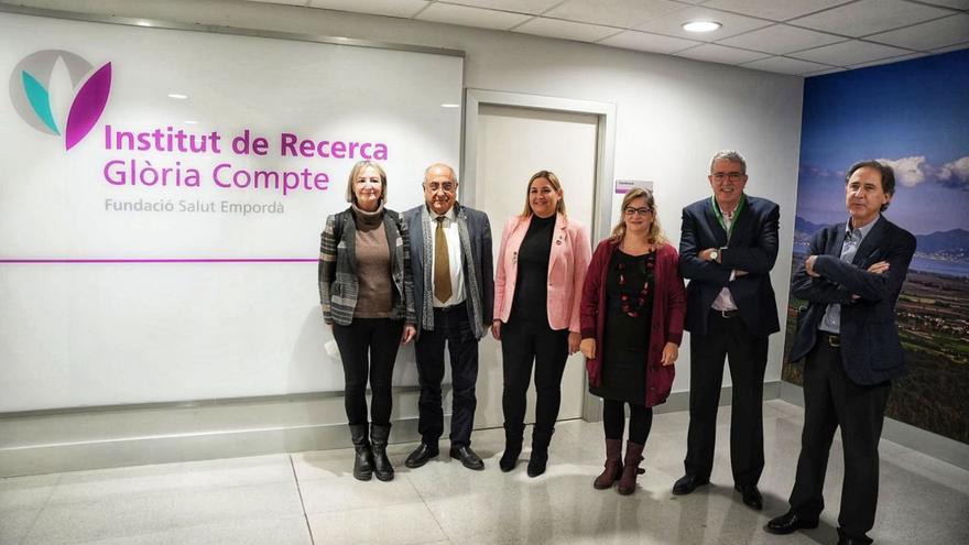 Un dels moments de la inauguració ahir de l’Institut de Recerca.  | ACN