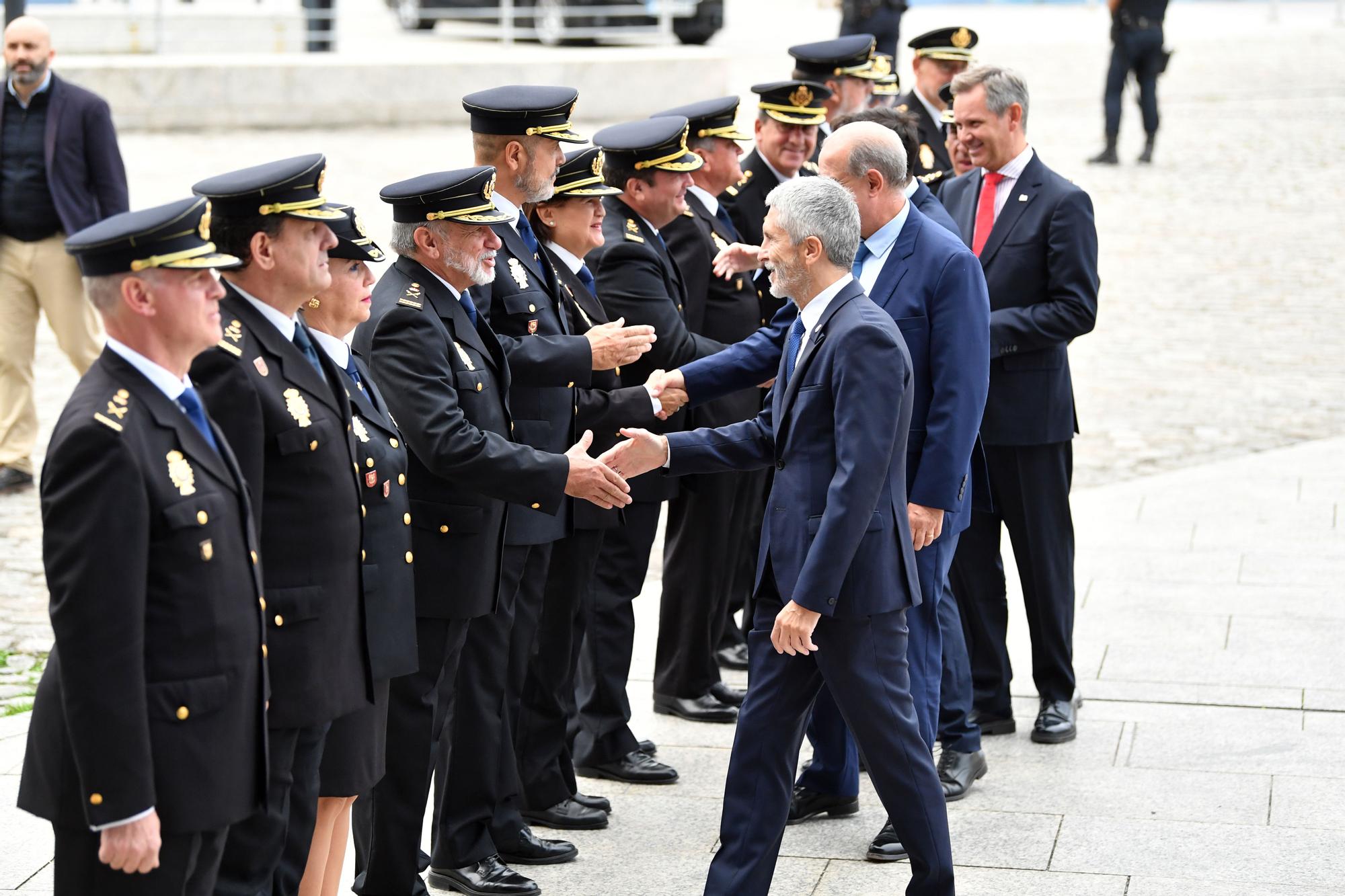 El ministro Grande-Marlaska, en A Coruña para los actos centrales del Día de la Policía Nacional