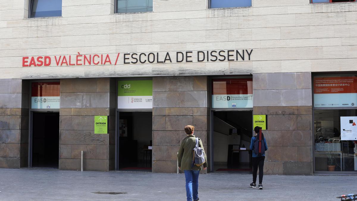Escuela de diseño de la plaza Viriato de València.
