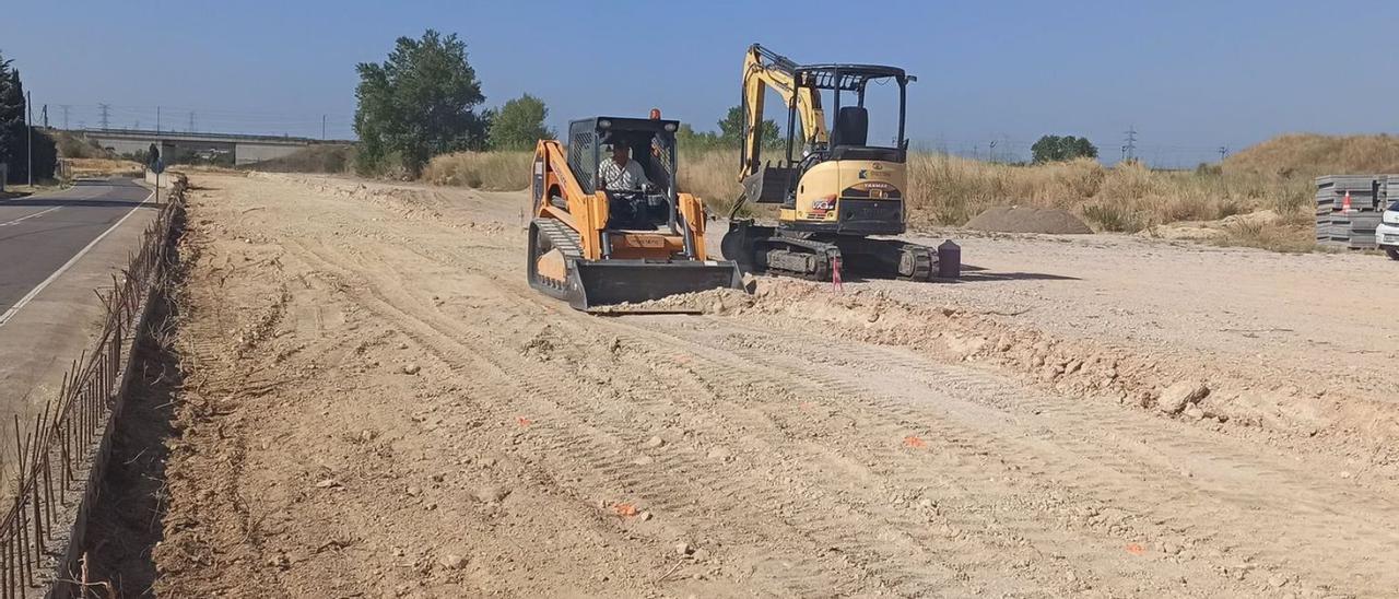 Els terrenys per a la construcció de l’institut es van adequar el mes de juliol passat