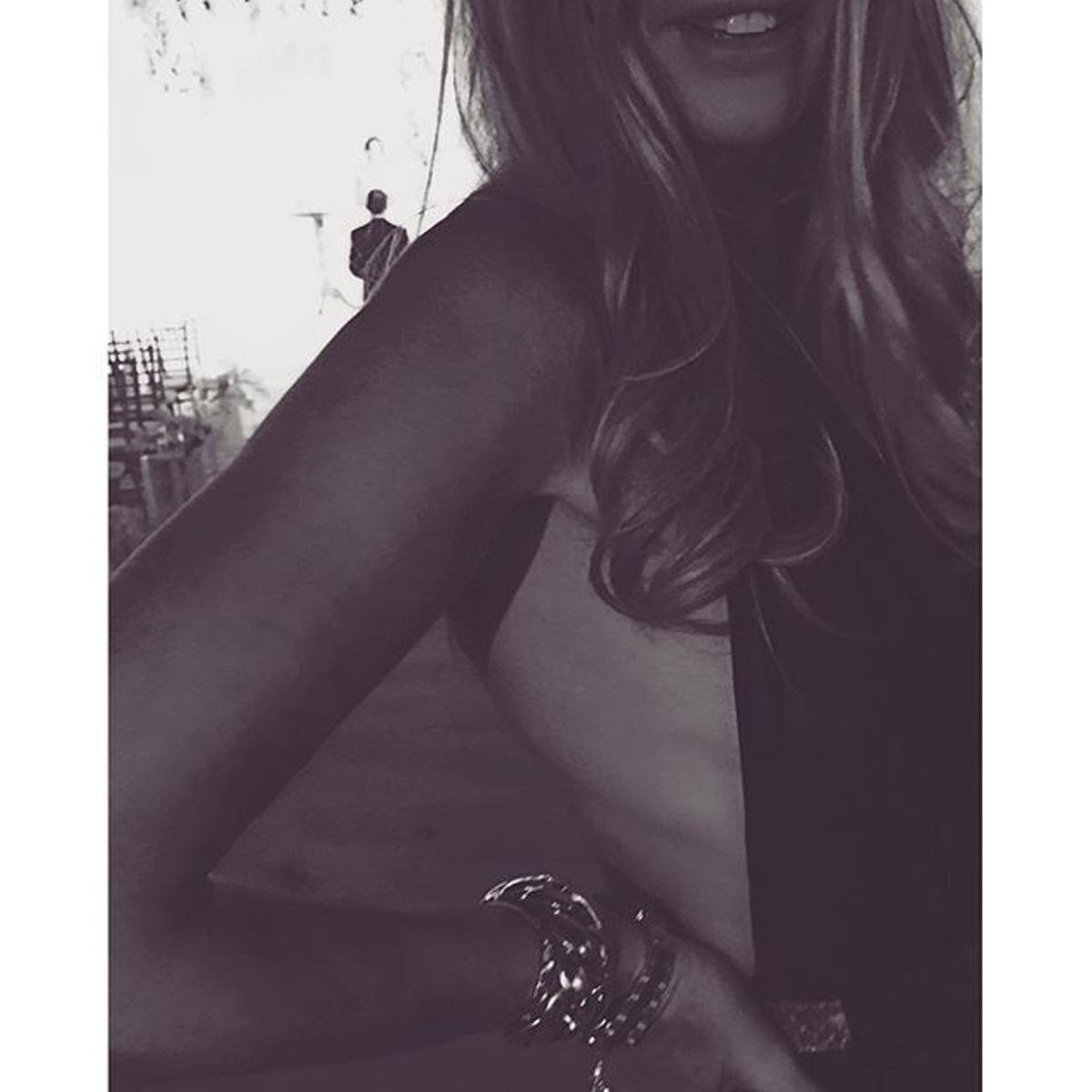 Elle Macpershon en el Instagram de Kim Kardashian