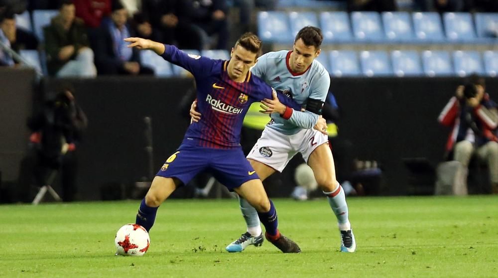 Las mejores imágenes del partido disputado hoy en Balaídos entre el Celta y el Barça