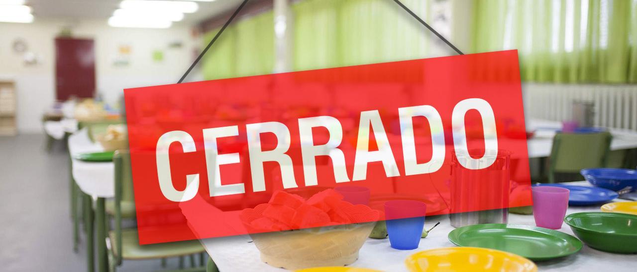 Comedores escolares cerrados