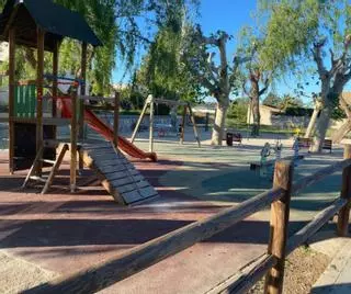 Salillas de Jalón ‘estrena’ parque con nuevos elementos y decoración