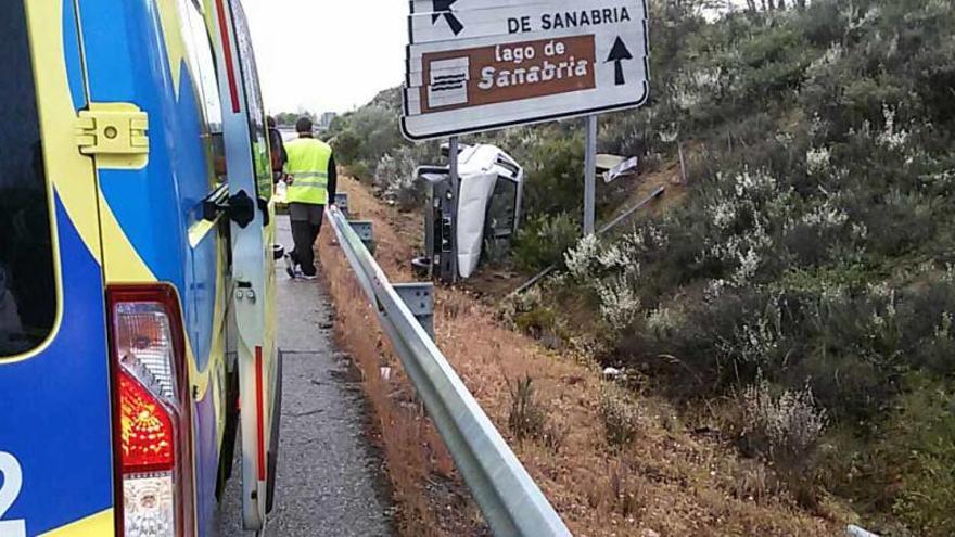 Accidente en Puebla de Sanabria