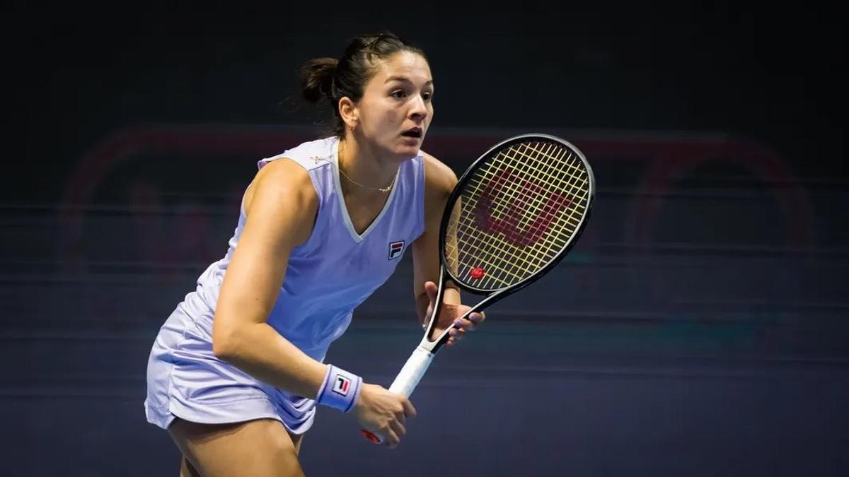 La rusa Margarita Gasparyan durante el torneo