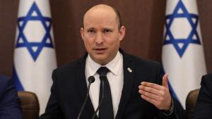 El primer ministro israelí, Naftali Bennett, durante una reunión del Consejo de Ministros. 