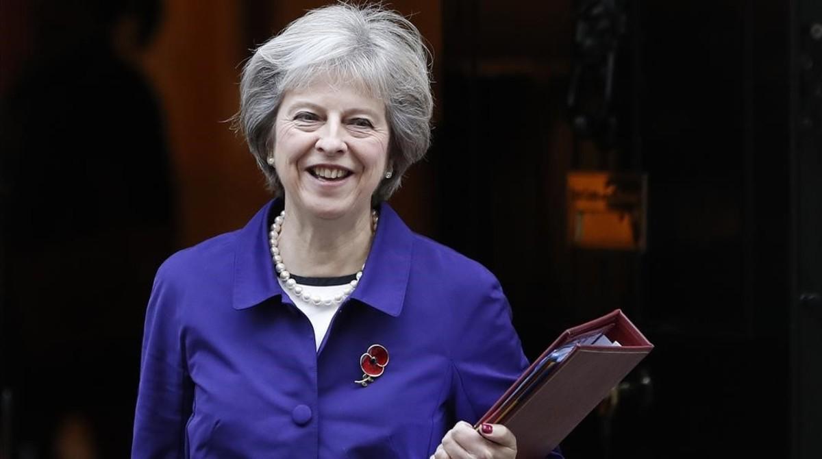 La primera ministra británica, Theresa May. 