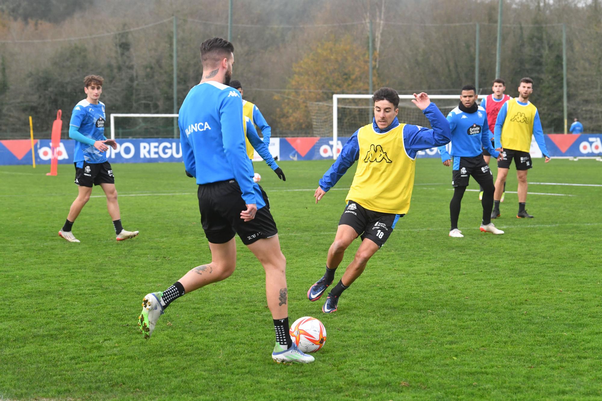 El Dépor regresa a los entrenamientos con cinco bajas