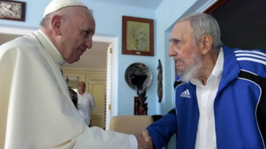 El papa se reúne con Fidel Castro en La Habana