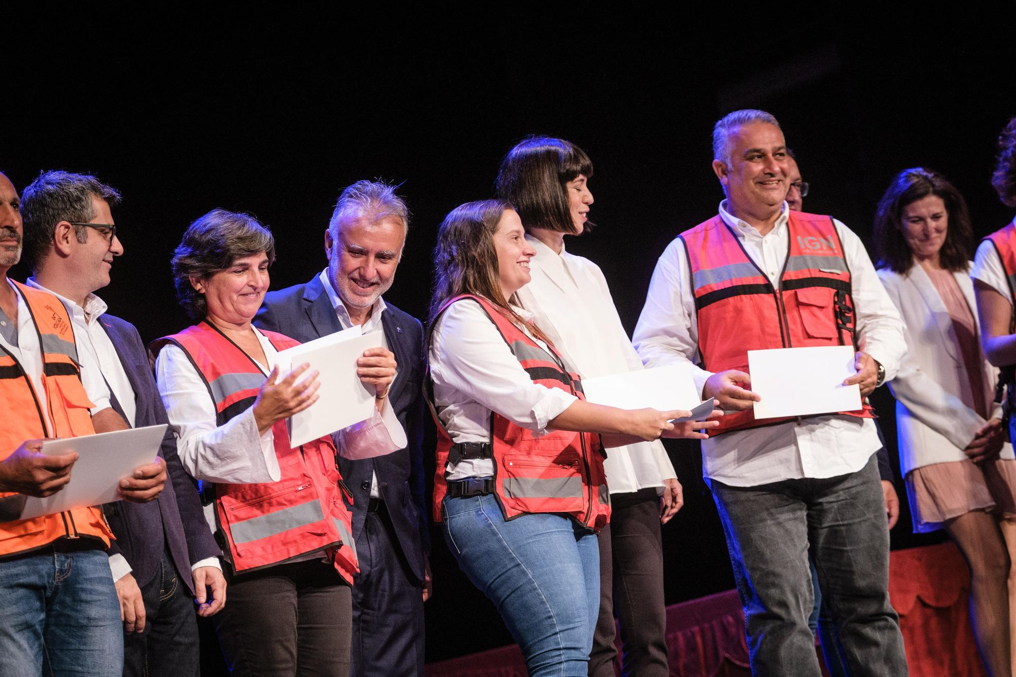 Acto institucional por el aniversario de la erupción de La Palma