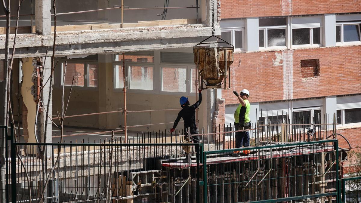 Así marchan las obras del IES Andreu Sempere de Alcoy
