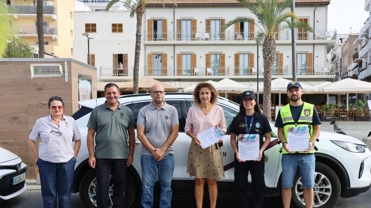 Campaña sobre turismo responsable a taxis de San Antoni