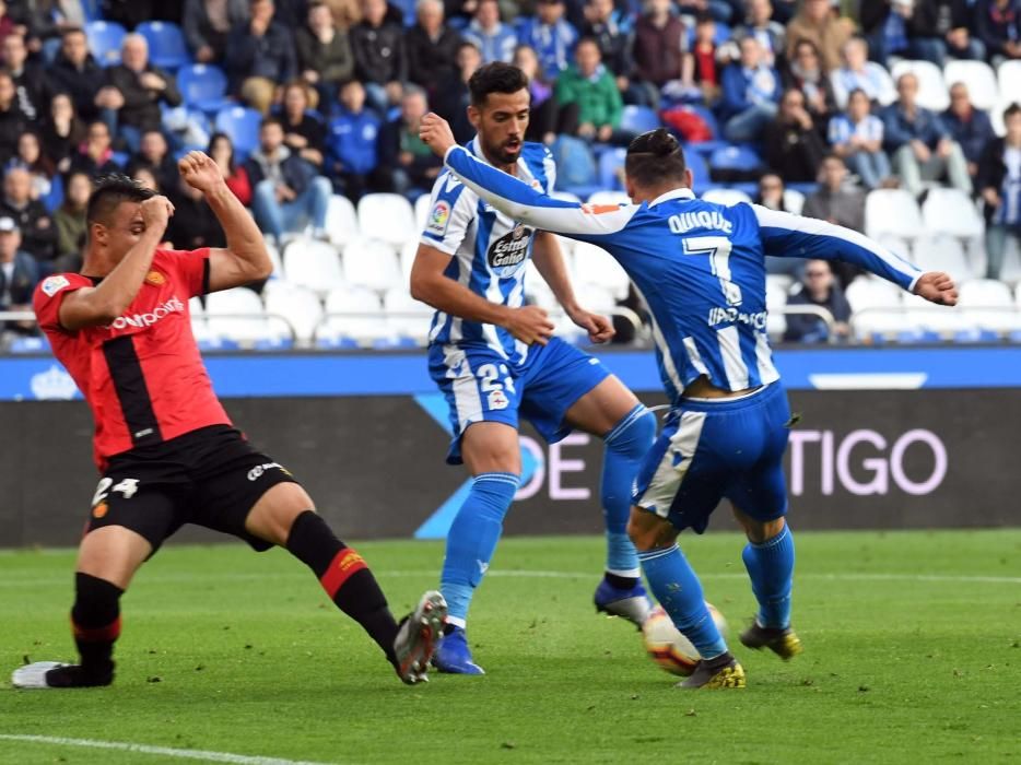 El Dépor le gana al Mallorca 1-0 en el descuento