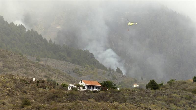 Incendio forestal en la zona de Montaña de Jedey