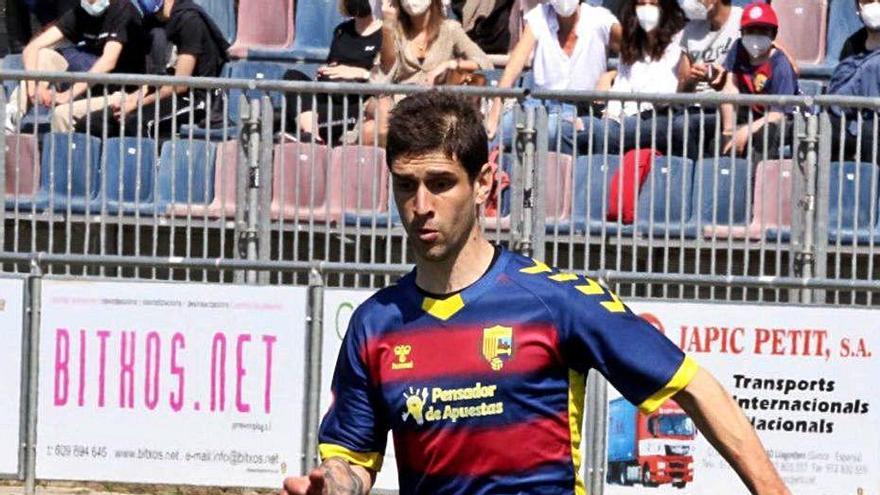 Juan Forlín jugant amb el Llagostera.