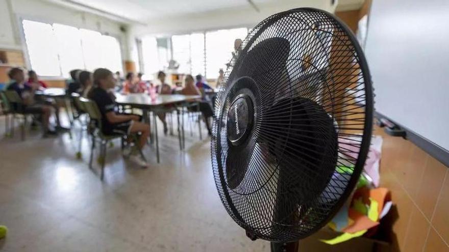 Educació instal·la ventiladors a 27 centres educatius gironins per pal·liar els efectes de la calor