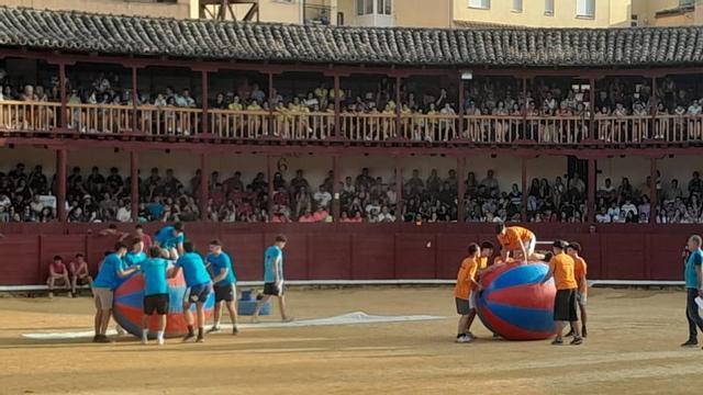 Divertidos momentos del ToroPrix, del pasado año, con varias peñas participantes. | Carmen Toro