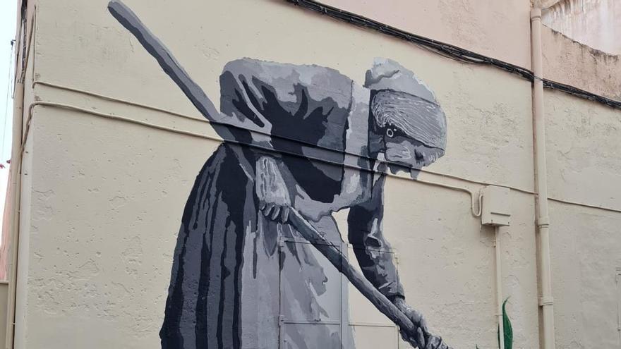 Un mural de arte colaborativo para el barrio de San Antón en Alicante