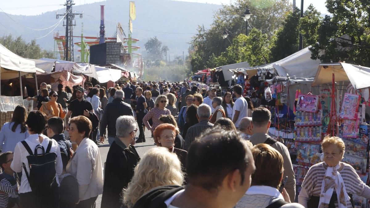 Ambiente en la Fira de Ontinyent el pasado lunes.