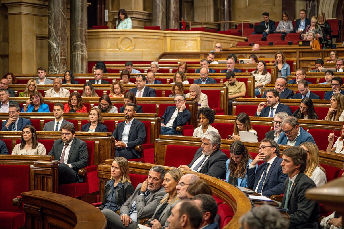 Pleno del Parlament.