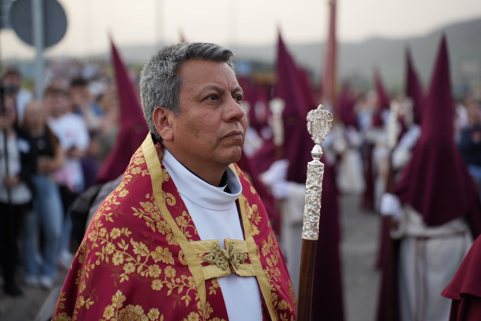 La salida procesional del Cristo de la Sangre del Higueron, en imágenes