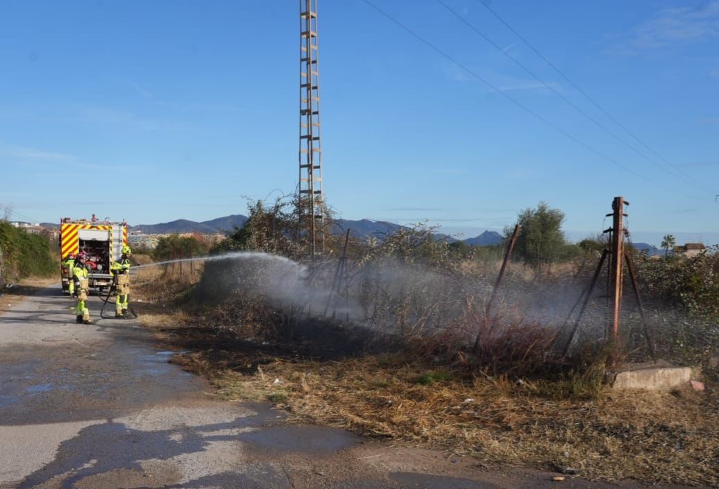 Sofocan un conato de incendio en Castelló