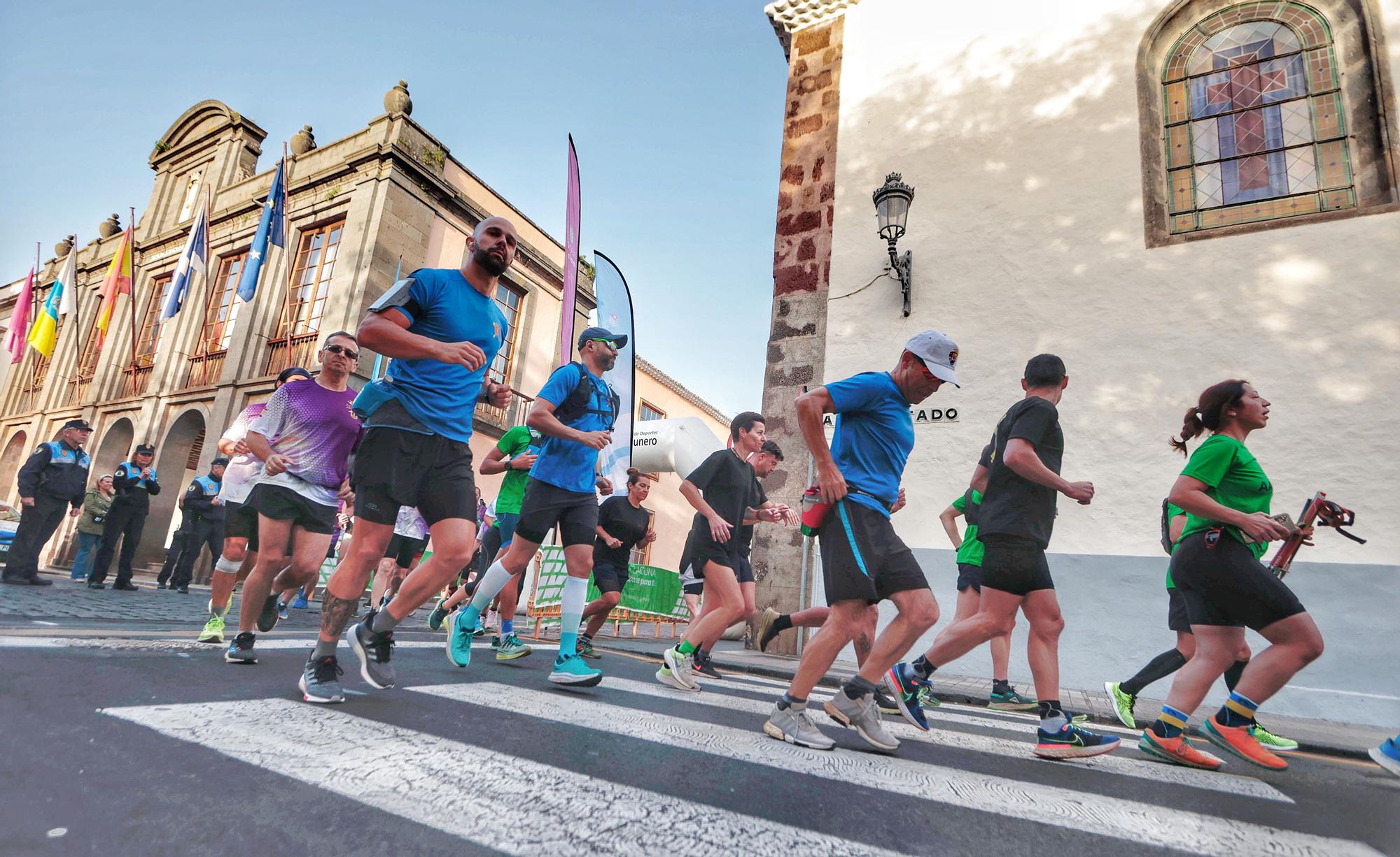 El "Reto 15Q" o primera Vuelta a España de "running" hace escala en La Laguna