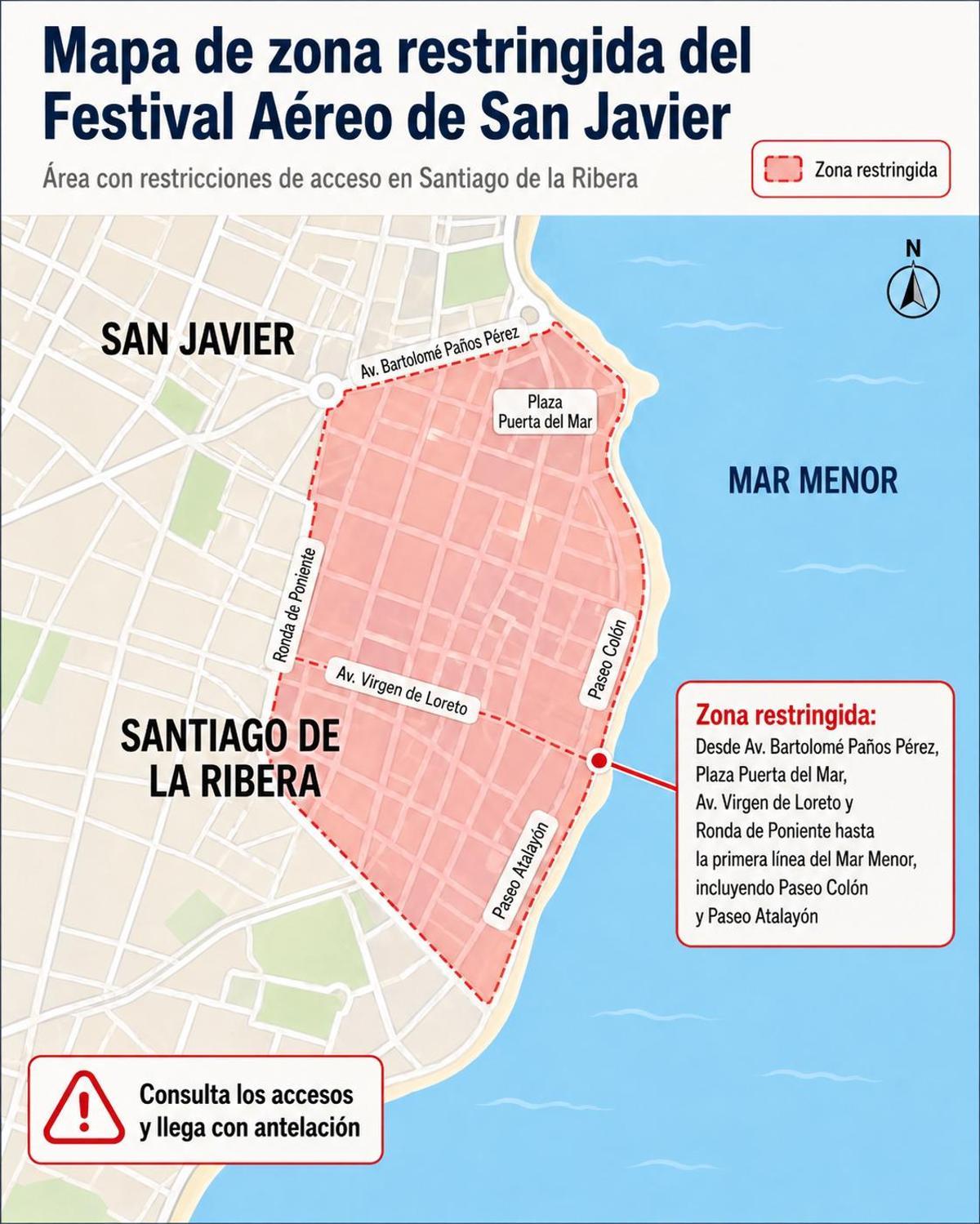 Zona restringida Festival Aéreo de San Javier