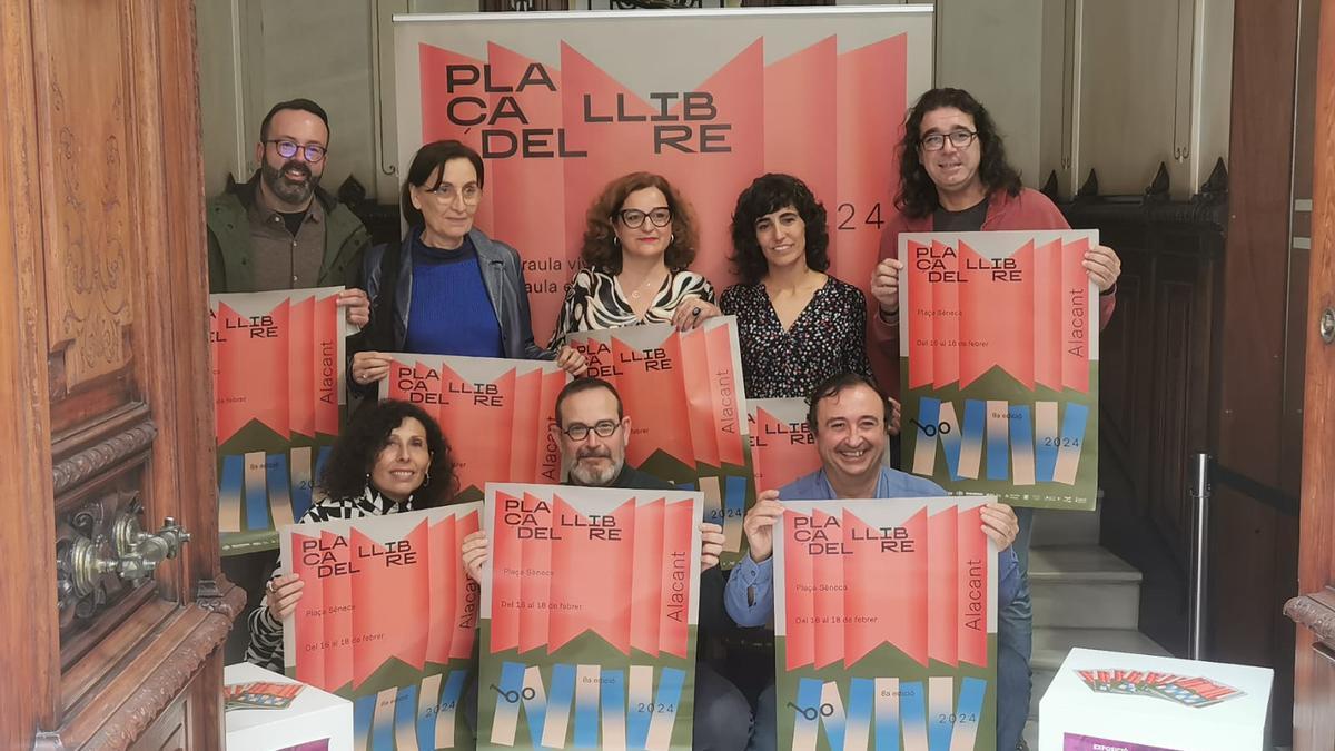 Presentación de la octava edición de la Plaça del Llibre de Alicante