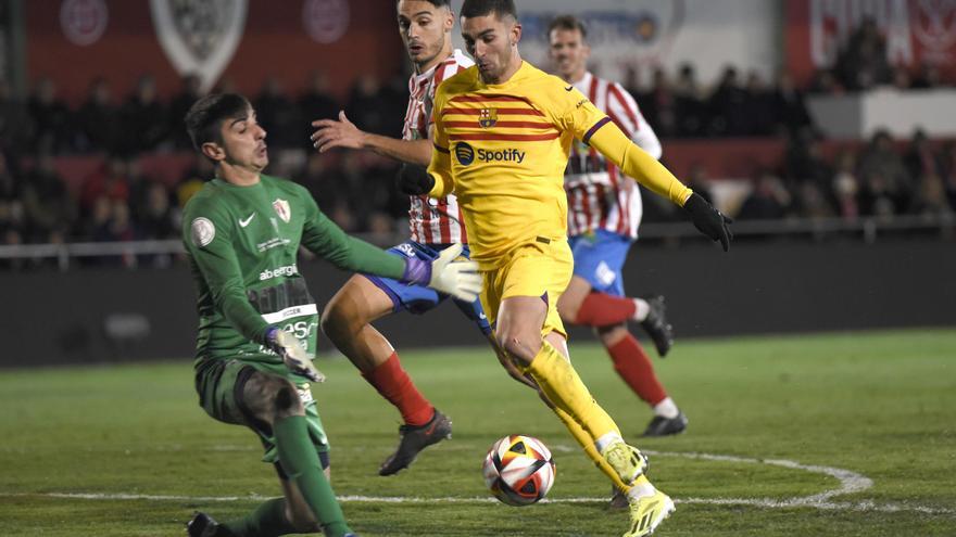 El llançanenc Arnau Fàbrega evita que el Barça golegi el Barbastre a la Copa del Rei