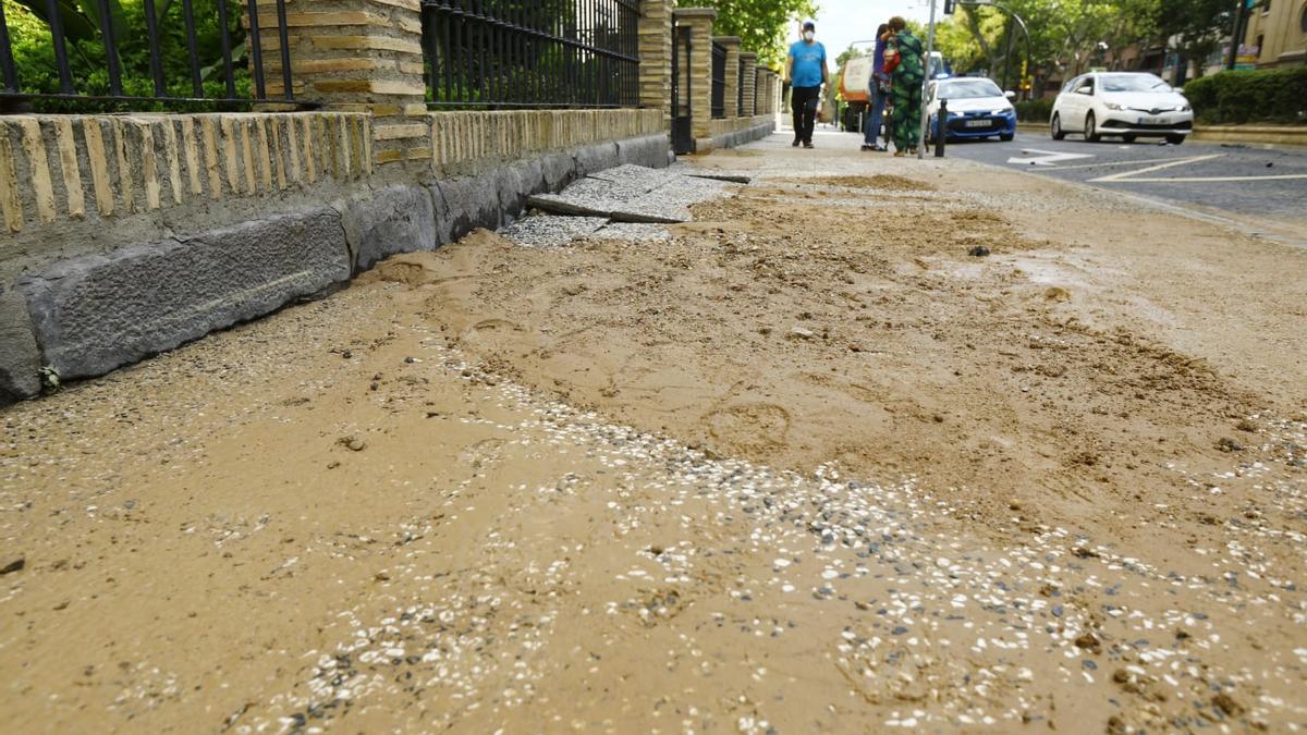 Reventón en Sagasta