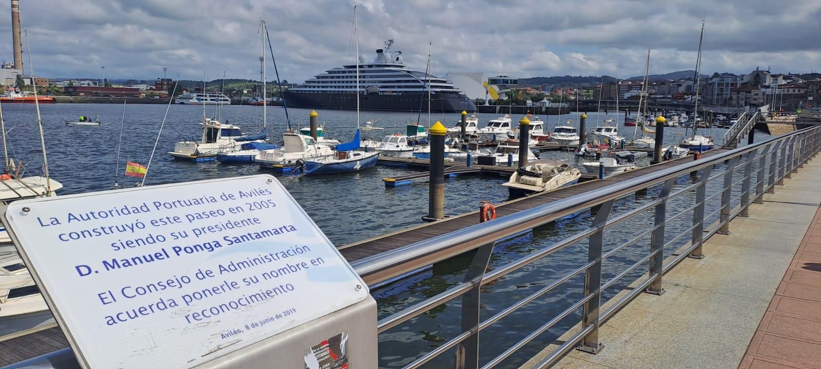EN IMÁGENES: El impresionante crucero de lujo "Scenic Eclipse" en Avilés