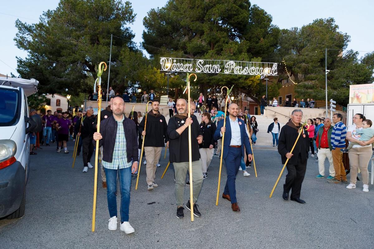 Concejal de Fiestas junto al alcalde de Monforte del Cid.