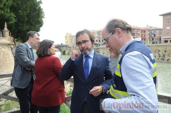 Simulacro en el río Segura