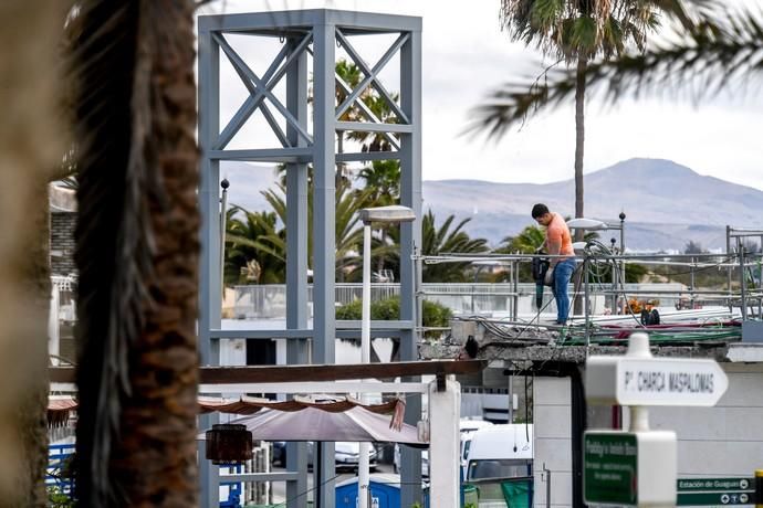 OBRAS ILEGALES CERCA DE LA CHARCA DE MASPALOMAS