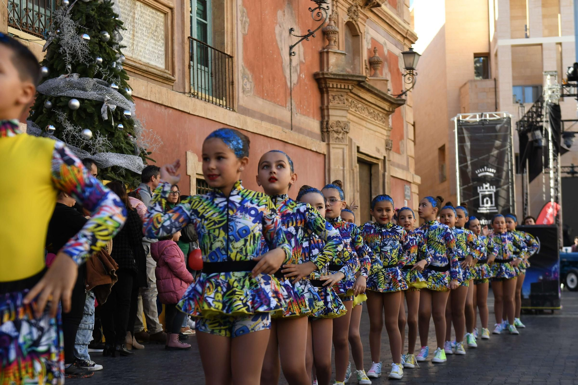 Las mejores imágenes del desfile de Papá Noel en Murcia