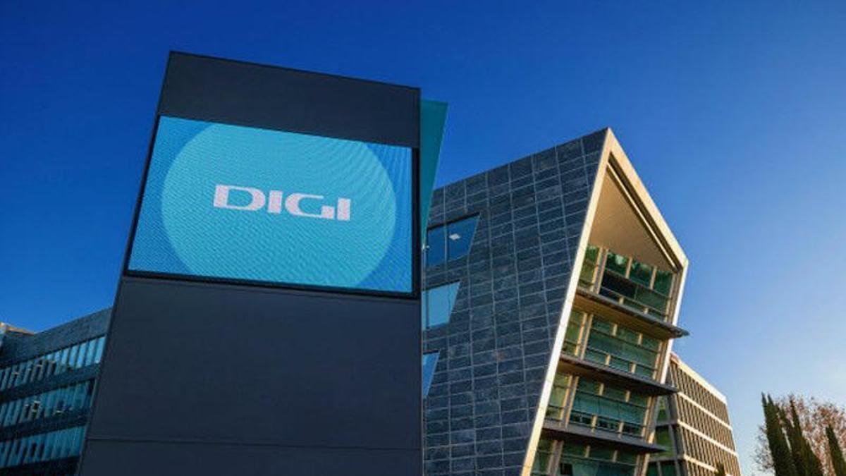 La sede de la operadora de telecomunicaciones Digi en Madrid.