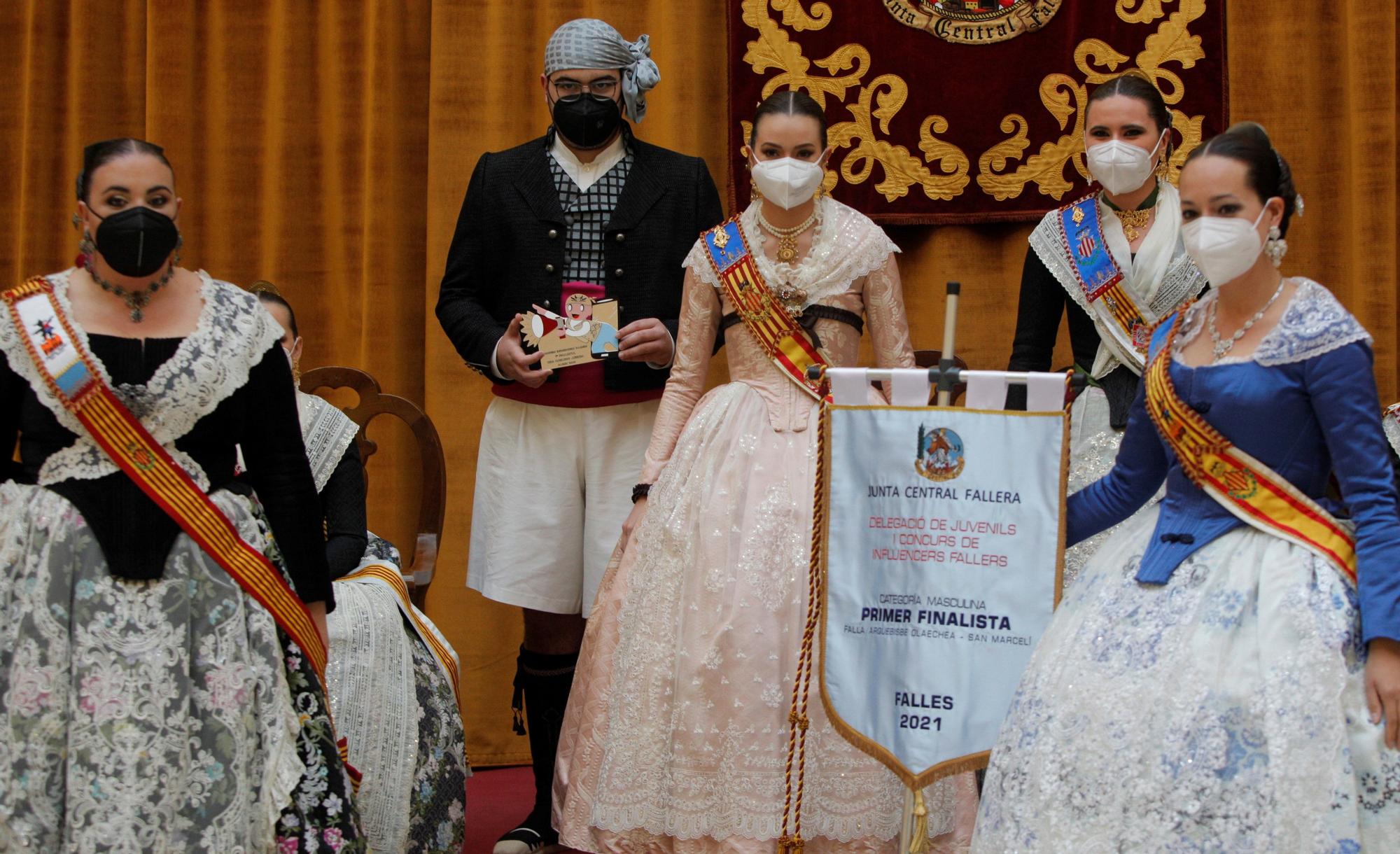 Entrega de premios de la Gala Juvenil de las Fallas 2021