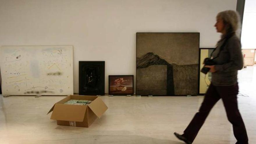 Algunas de las obras de la colección permanente que ya están en el MACA.