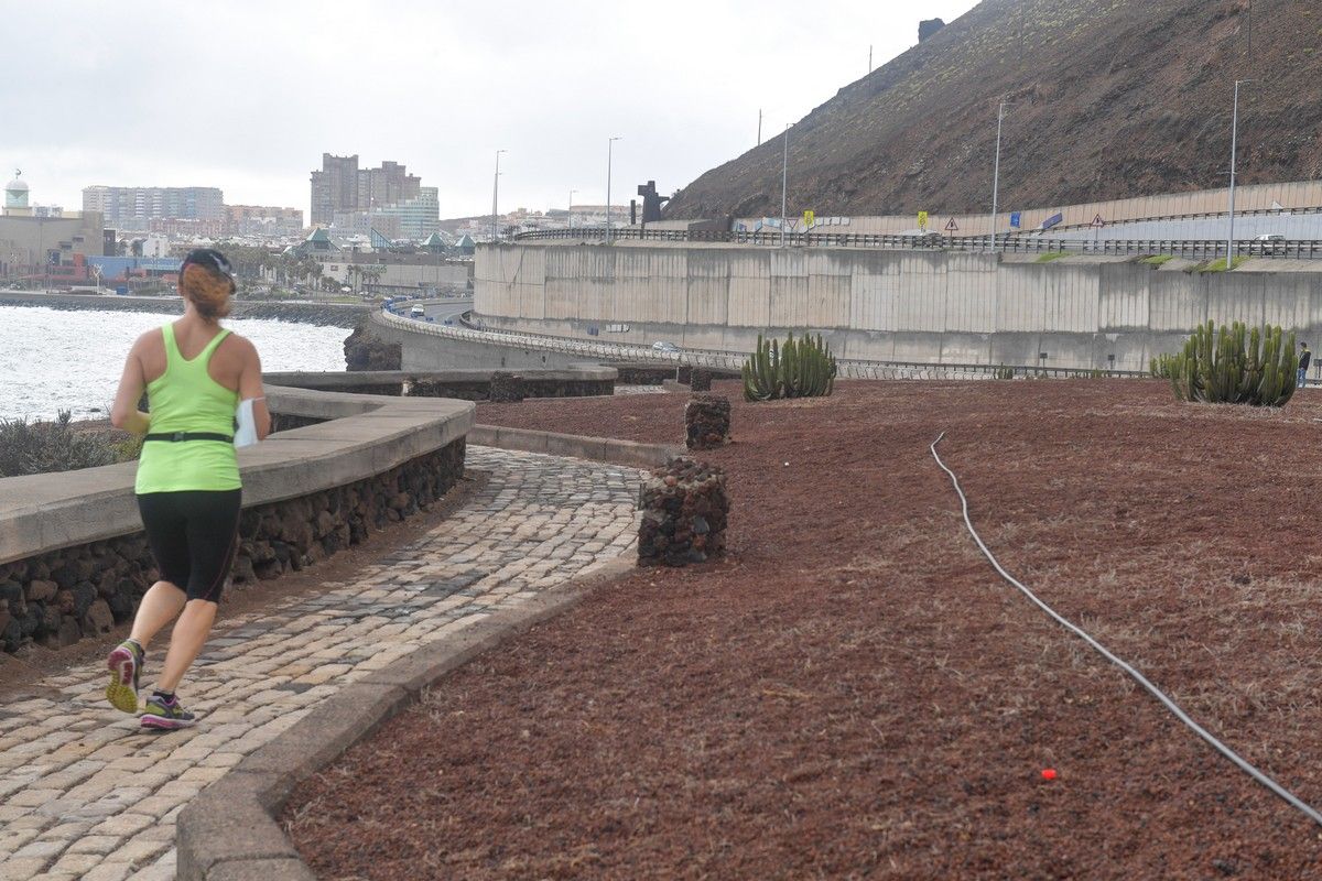 Estado de abandono de la zona de El Atlante