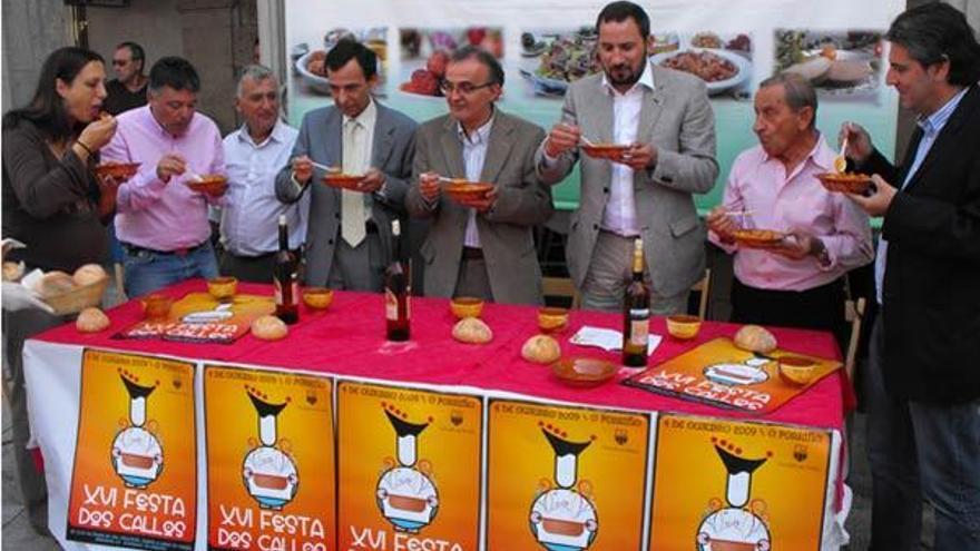 Presentación de la XVI edición de la &quot;Festa dos Callos&quot;, en Porriño.  // D.P.