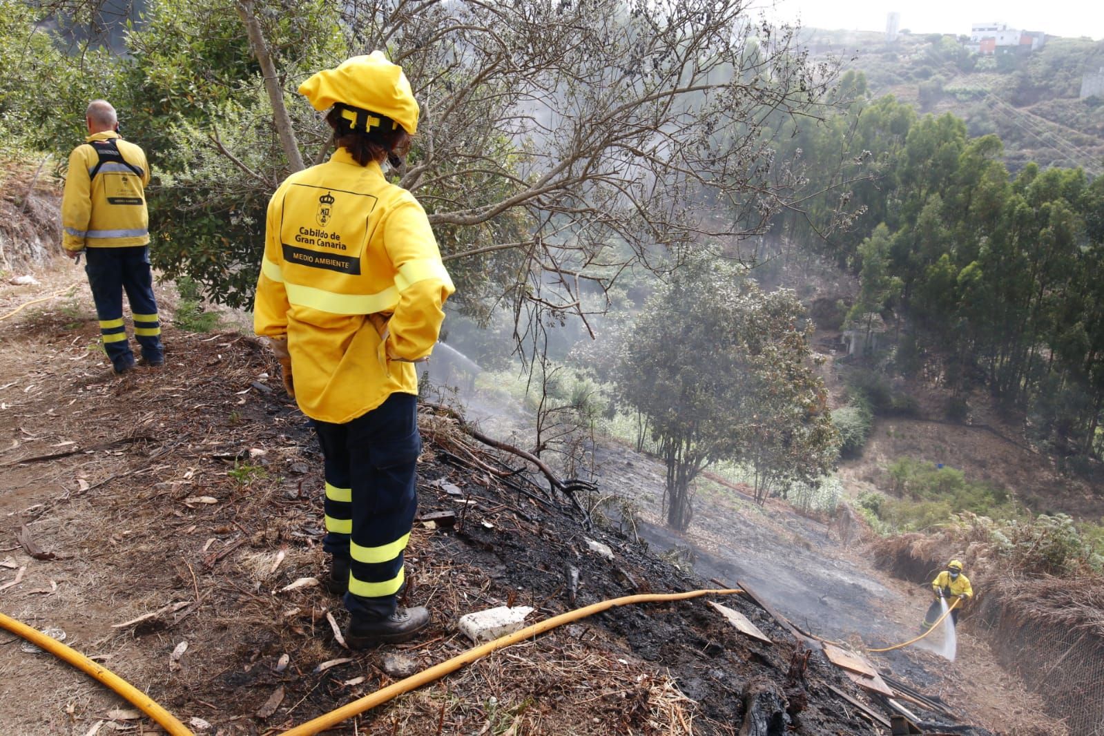 Incendio en Montaña Alta en Guía (29/07/2021)