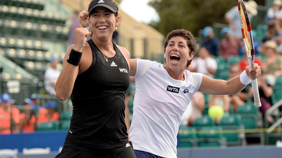 Muguruza y Suárez son la pareja de moda del tenis femenino español