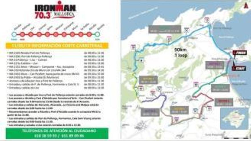 Achtung, diese Straßen sind zum Ironman 70.3 auf Mallorca gesperrt