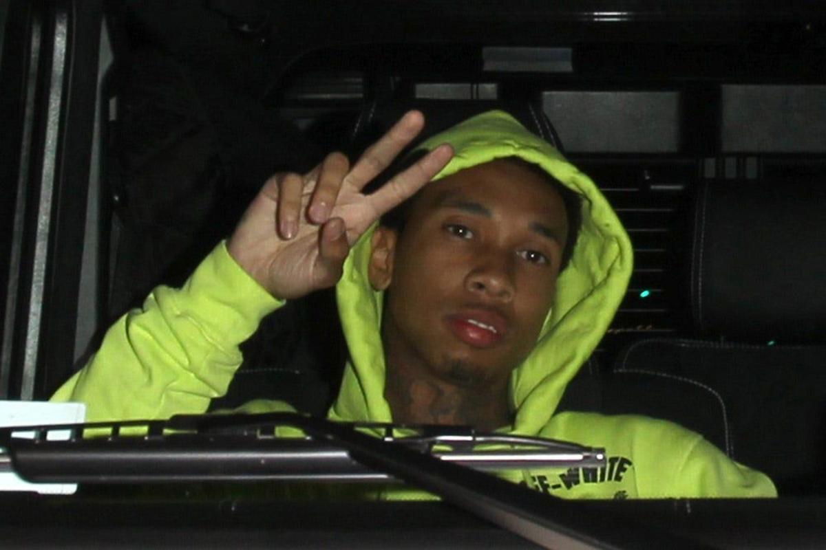 El rapero Tyga con chándal