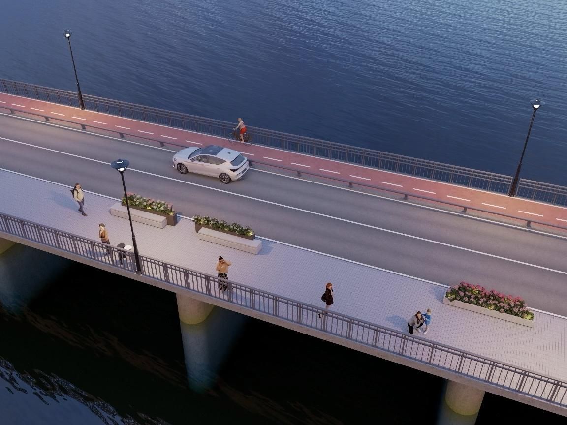 Infografías del puente de Ribadesella