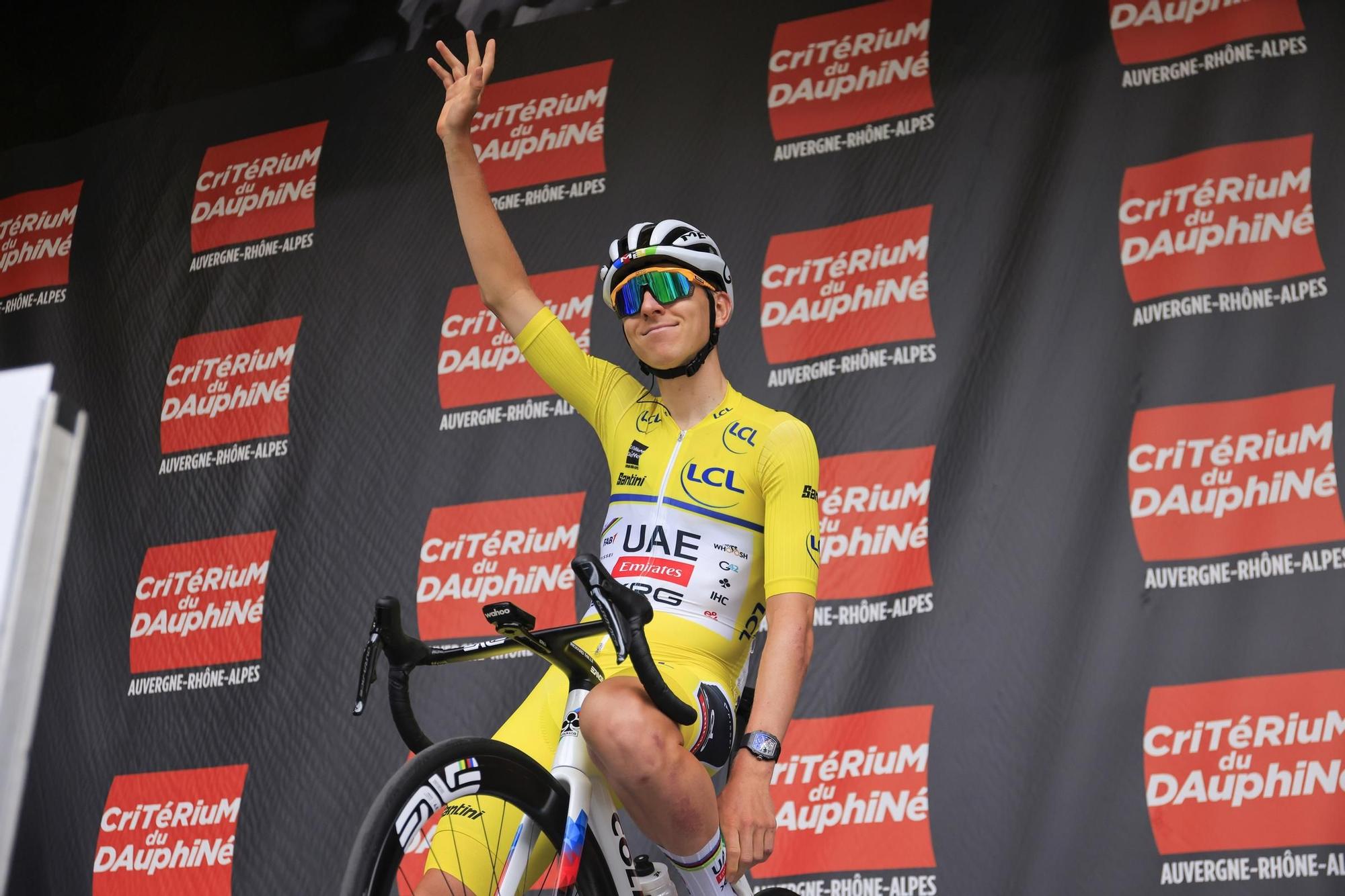 Tadej Pogacar During The Criterium Dauphiné 2025