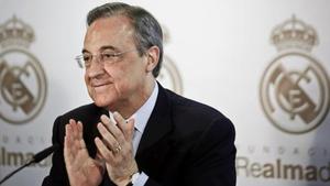 Florentino Pérez quiere repetir como presidente del Real Madrid,